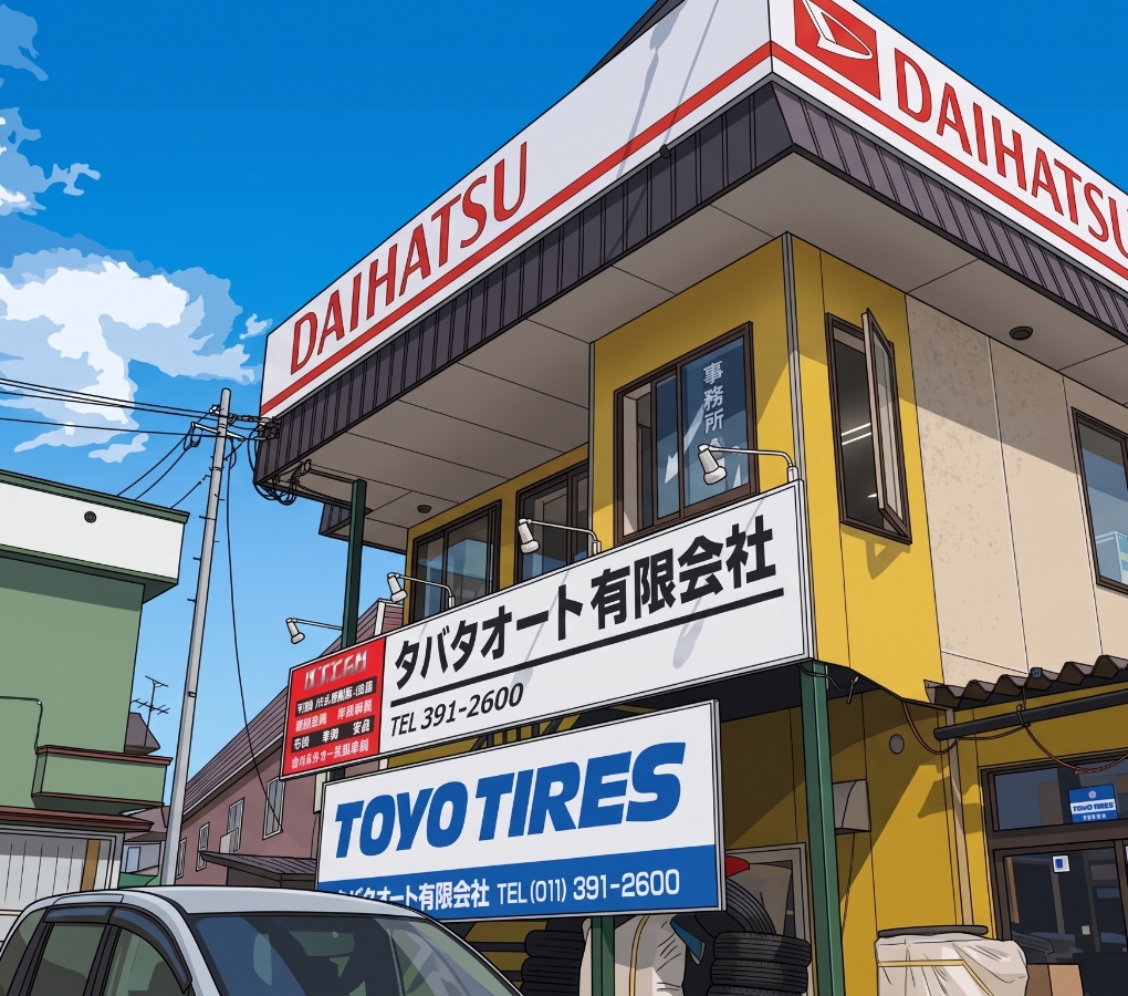 タバタオート有限会社の外観